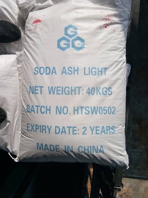 De zuivere vochtvrije Soda Ash Dense 40kg van het Natriumcarbonaat/Zak 50kg/Zak