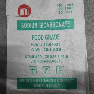 NaHCO3 Natriumbicarbonaat Baking Soda 25 KG / BAG Wit poeder voedselkwaliteit