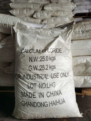 25Kg de Vlokken van Choride van het dihydraatcalcium voor het Maken van Vochtvrij Calciumchloride