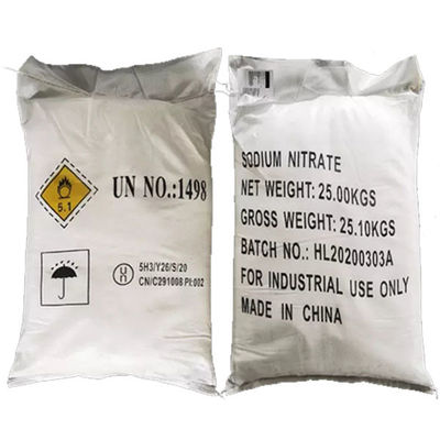 Organisch NaNO3-Natriumnitraat 99,3% Min White Crystal Powder
