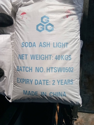 40 KG/BAG Natriumcarbonaat Sodaas gebruikt in de aardolie-, chemische en papierindustrie