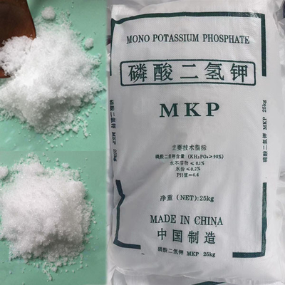 Chemische stof mono kaliumfosfaat H2KO4P CAS 7778-77-0 Gehalte 98%