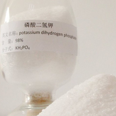 Chemische stof mono kaliumfosfaat H2KO4P CAS 7778-77-0 Gehalte 98%