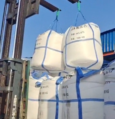 Industriële kwaliteit CaCL2 Calciumchloride Wit bolvormig 10043-52-4 94% 1000 KG