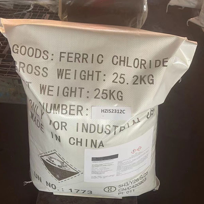 25 kg / BGA FeCL3 ijzerchloride gebruikt als chemische stoffen voor waterbehandeling