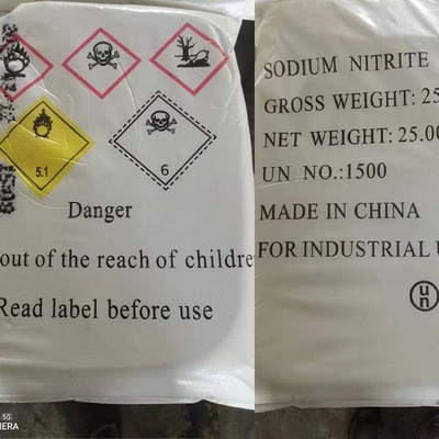 NaNO2 Natriumnitriet 27 MT / 20 GP 25 KG/BAG Gebruikt als kleurassistent
