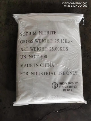 NaNO2 Natriumnitriet 27 MT / 20 GP 25 KG/BAG Gebruikt als kleurassistent