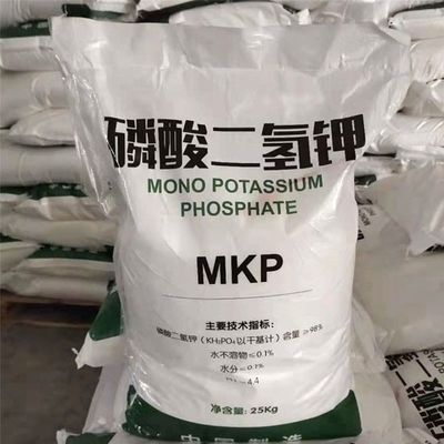 Chemische stof mono kaliumfosfaat H2KO4P CAS 7778-77-0 Gehalte 98%