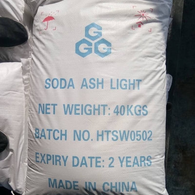 40 KG / BAG Natriumcarbonaat Soda Ash Naco3 Gebruikt in glas, drukwerk en verf