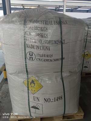 1000 kg / BAG Natriumnitraat NaNO3 Wit poeder gebruikt als warmtebehandelingsmiddel