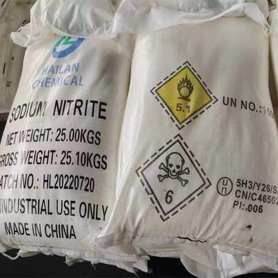 NaNO2 Natriumnitriet 25 kg / BAG Gebruikt als een mordant voor het verven van stoffen